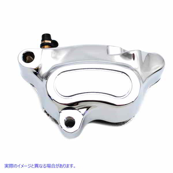 23-0499 クロームフロント4ピストン左側キャリパー 取寄せ Vツイン Chrome Front 4 Piston Left Side Caliper (検索用／44395-08