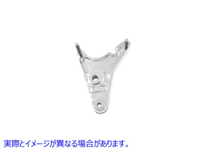 23-0542 リアブレーキキャリパーブラケット クローム Rear Brake Caliper Bracket Chrome 取寄せ Vツイン (検索用／