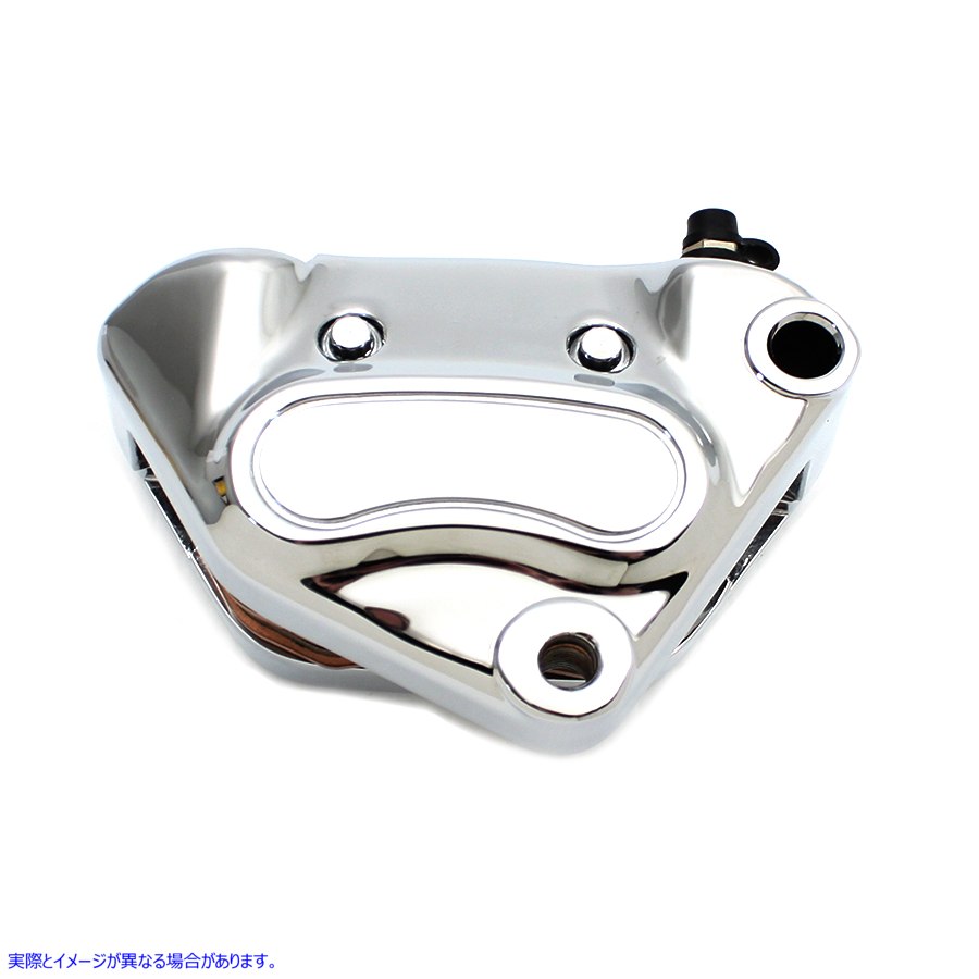 23-0580 クロームフロント4ピストンキャリパー 取寄せ Vツイン Chrome Front 4 Piston Caliper (検索用／44023-00
