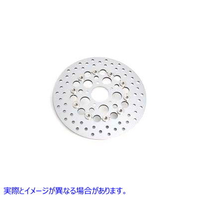 23-0595 11-1/2 インチ フロント フローティング ブレーキ ディスク 取寄せ Vツイン 11-1/2 inch Front Floating Brake Disc (検