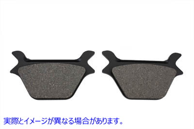 23-0642 Duro セミメタリック リア ブレーキ パッド セット 取寄せ Vツイン Duro Semi-Metallic Rear Brake Pad Set (検索用／ D