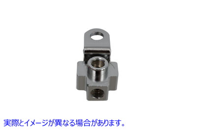 23-0710 ブレーキ ライン ティー クローム 取寄せ Vツイン Brake Line Tee Chrome (検索用／42309-70