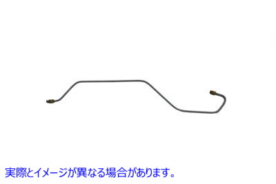 23-0763 【廃番】 スチール製リアブレーキライン 亜鉛 取寄せ Vツイン Steel Rear Brake Line Zinc (検索用／42304-79