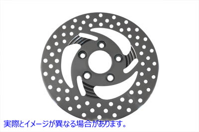 23-0849  取寄せ Vツイン 10 inch Front or Rear Brake Disc Razor Style (検索用／