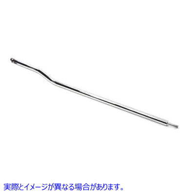 23-0850 ブレーキ ペダル プランジャー クローム 全長 24-9/16 インチ 取寄せ Vツイン Brake Pedal Plunger Chrome 24-9/16 inch