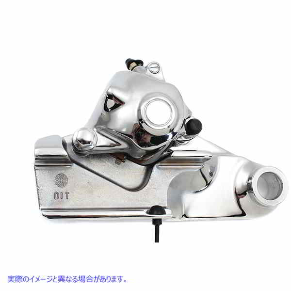 23-0855 ブラケット付きクロームリアキャリパー 取寄せ Vツイン Chrome Rear Caliper with Bracket (検索用／40968-08A