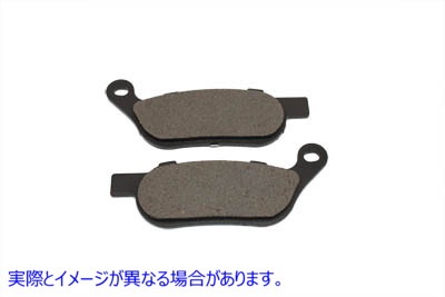 23-0893 Duro セミメタリック リア ブレーキ パッド セット 取寄せ Vツイン Duro Semi-Metallic Rear Brake Pad Set (検索用／ D