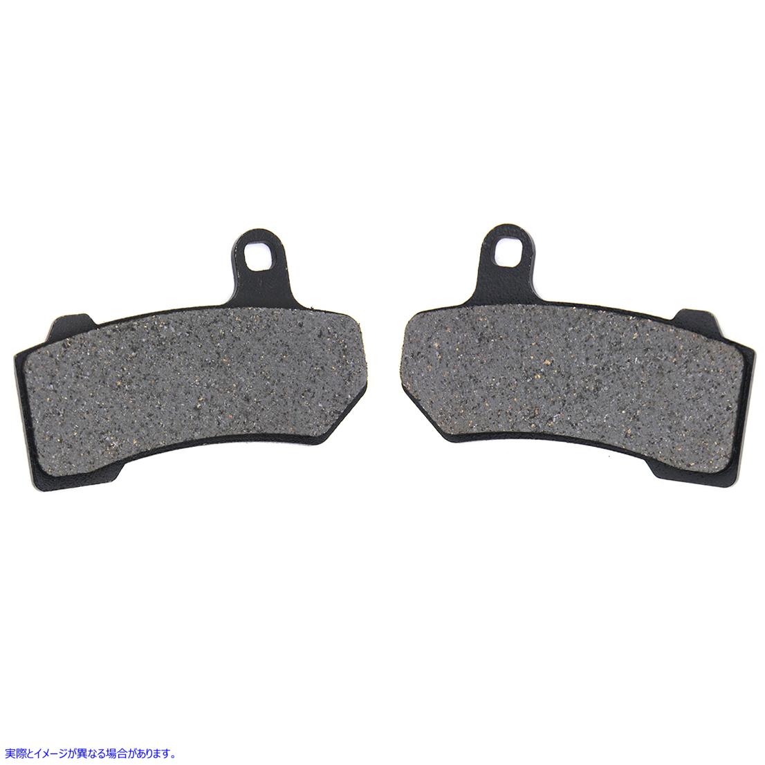 23-0894 Duro セミメタリック フロントまたはリア ブレーキ パッド セット 取寄せ Vツイン Duro Semi-Metallic Rear Brake Pad S
