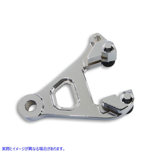 23-0898 クロームリアブレーキキャリパーブラケット 取寄せ Vツイン Girling Rear Brake Caliper Bracket (検索用／