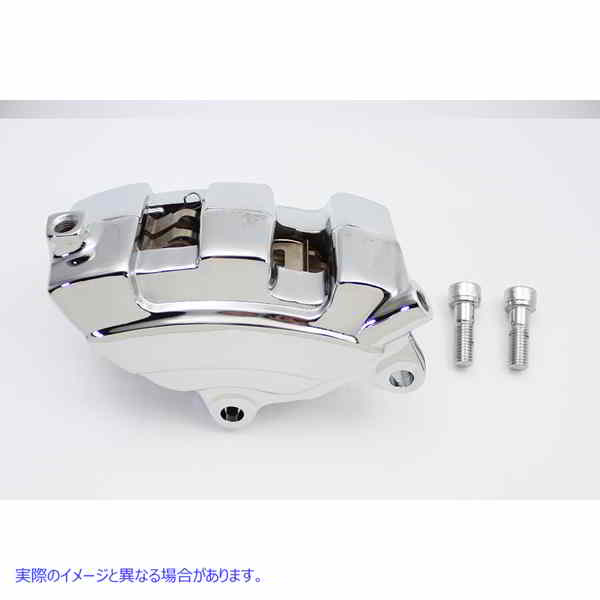 23-0987 クロームリア4ピストンキャリパー 取寄せ Vツイン Chrome Rear 4 Piston Caliper (検索用／44080-08