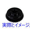 23-1017 リアブレーキドラム ブラック スプロケット付き 取寄せ Vツイン Rear Brake Drum Black with Sprocket (検索用／41401-4
