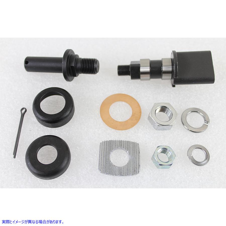 23-1027 ブレーキ シュー ピボット キット パーカーライズド 取寄せ Vツイン Brake Shoe Pivot Kit Parkerized (検索用／