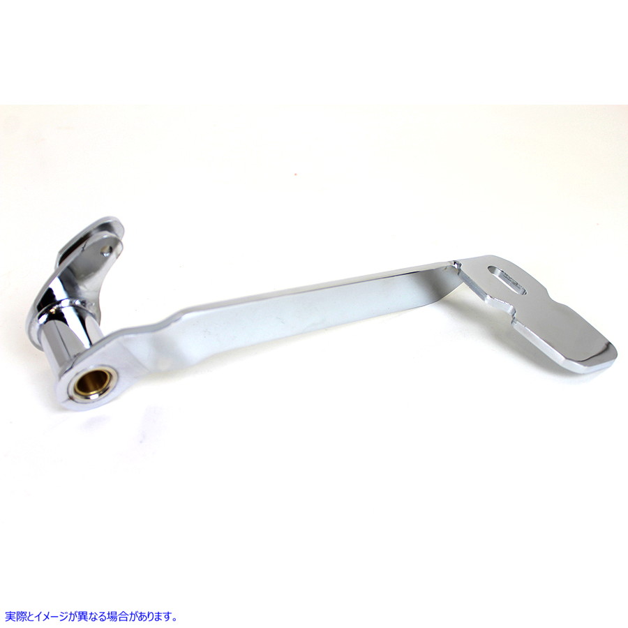 23-1325 スムーズなクロームブレーキペダル 取寄せ Vツイン Smooth Chrome Brake Pedal (検索用／