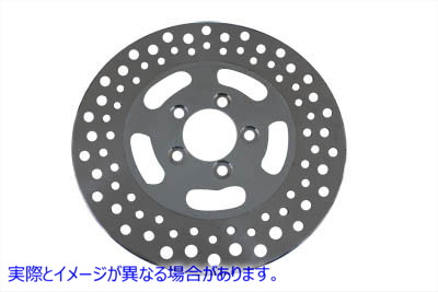 23-1501 11-1/2 インチ リア ブレーキ ディスク スロット スタイル 取寄せ Vツイン 11-1/2 inch Rear Brake Disc Slot Style (検
