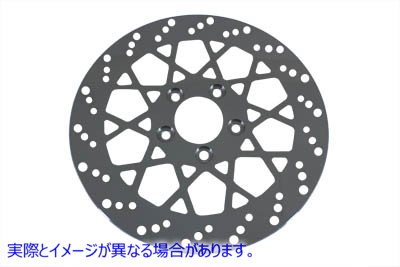 23-1520 11-1/2 インチ リア ブレーキ ディスク X スポーク スタイル 取寄せ Vツイン 11-1/2 inch Rear Brake Disc X-Spoke Styl