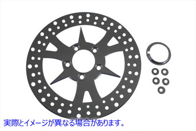 23-1527 11-1/2 インチのフロントまたはリア ブレーキ ディスク スパイク スタイル 取寄せ Vツイン 11-1/2 inch Front or Rear B