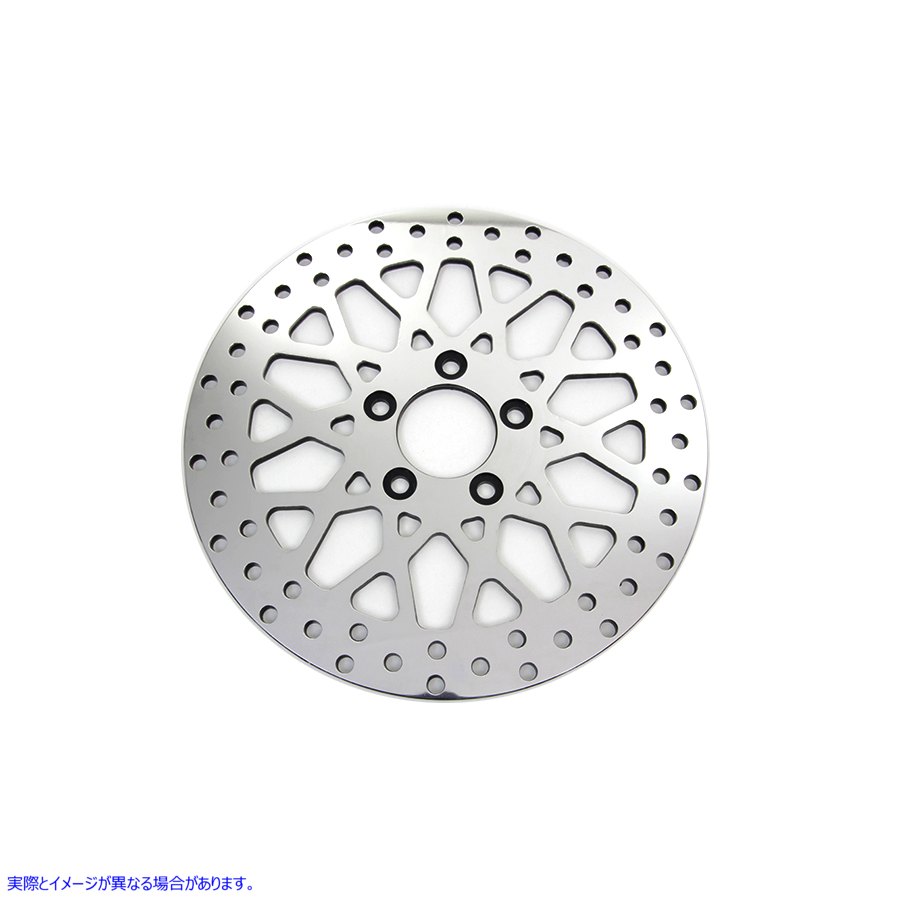 23-1533 11.8 インチ リア ブレーキ ディスク X スポーク スタイル 取寄せ Vツイン 11.8 inch Rear Brake Disc X-Spoke Style (
