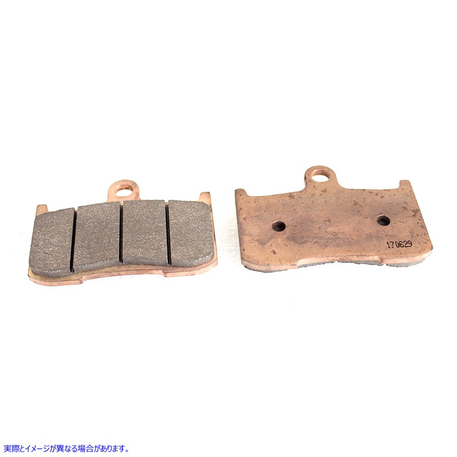 23-1681 Duro セミメタリック フロント ブレーキ パッド セット 取寄せ Vツイン Duro Semi-Metallic Front Brake Pad Set (検索