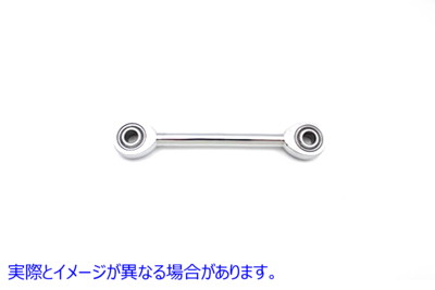 23-1981 クロームフロントブレーキキャリパーアンカーアーム 取寄せ Vツイン Chrome Front Brake Caliper Anchor Arm (検索用／4