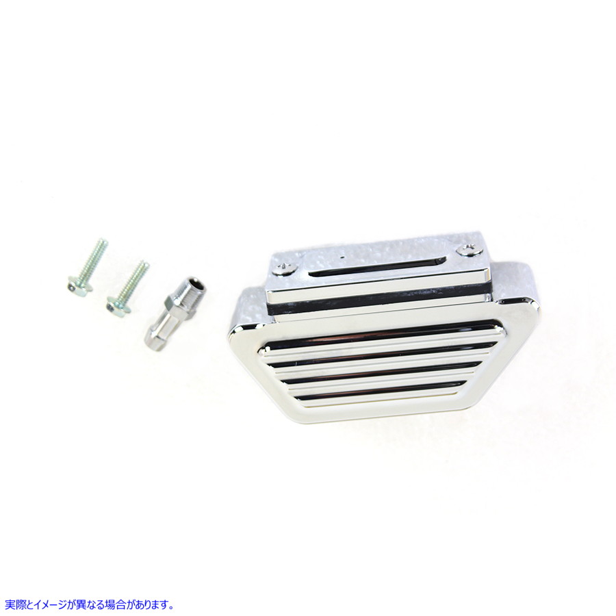 23-3029 リアリモートマスターシリンダーリザーバービレット 取寄せ Vツイン Rear Remote Master Cylinder Reservoir Billet (検