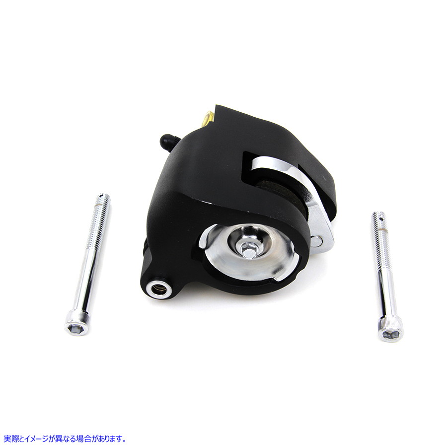23-3087 ブラックフロントキャリパーアセンブリ 取寄せ Vツイン Black Front Caliper Assembly (検索用／44079-97C