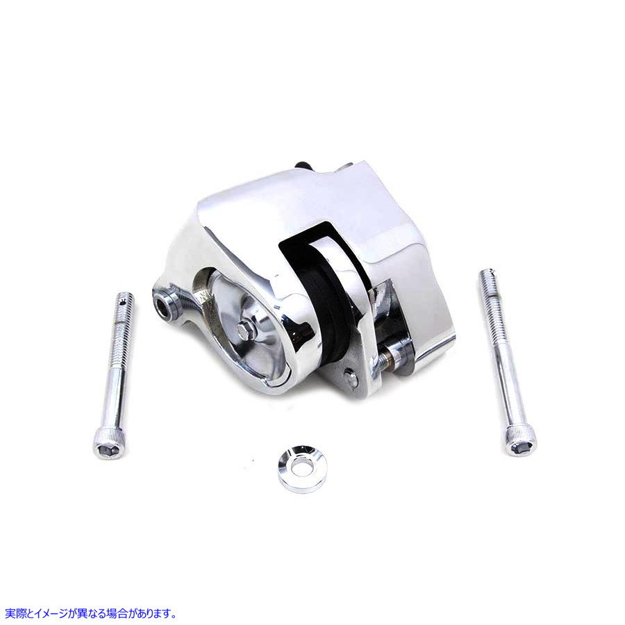 23-3088 クロームフロントキャリパーアセンブリ 取寄せ Vツイン Chrome Front Caliper Assembly (検索用／44079-97C