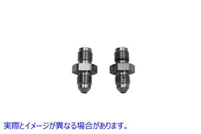 23-4396 ブレーキホースアダプター継手 ストレート 取寄せ Vツイン Brake Hose Adapter Fittings Straight (検索用／ Edelbrock