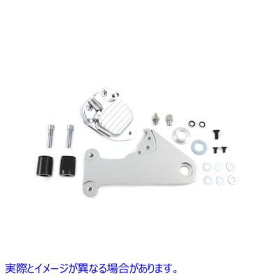 23-4519 GMA アルミニウム リア 2 ピストン キャリパー ブラケット付き 取寄せ Vツイン GMA Aluminum Rear 2 Piston Caliper wit