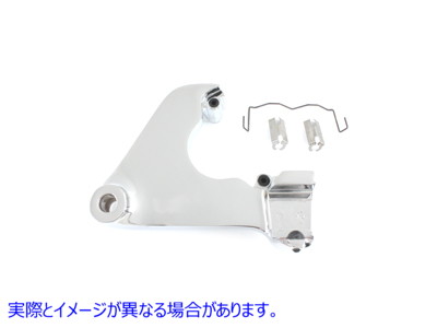 23-4533 リアブレーキキャリパーブラケット クローム 取寄せ Vツイン Rear Brake Caliper Bracket Chrome (検索用／44205-87