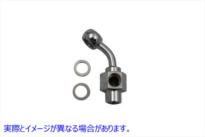 23-6037 10mm バンジョー ブレーキ ホース フィッティング 35° 取寄せ Vツイン 10mm Banjo Brake Hose Fitting 35ｰ (検索用／ E