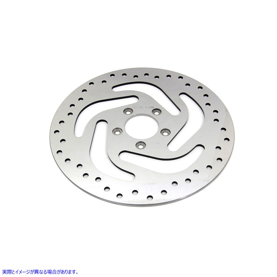 23-6764 11.8インチポリッシュフロントブレーキディスク 取寄せ Vツイン 11.8 inch Polished Front Brake Disc (検索用／4150002