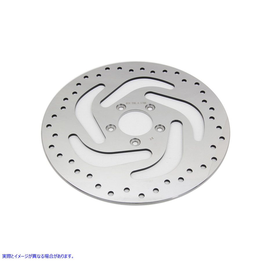 23-6768 11.8インチポリッシュフロントブレーキディスク 取寄せ Vツイン 11.8 inch Polished Front Brake Disc (検索用／ Duro