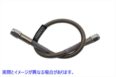 23-8030 ステンレスブレーキホース 15インチ 取寄せ Vツイン Stainless Steel Brake Hose 15 inch (検索用／ Edelbrock R58032S