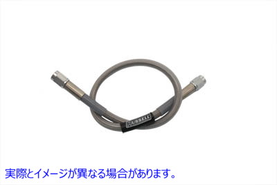 23-8040 ステンレスブレーキホース 17インチ 取寄せ Vツイン Stainless Steel Brake Hose 17 inch (検索用／ Edelbrock R58042S