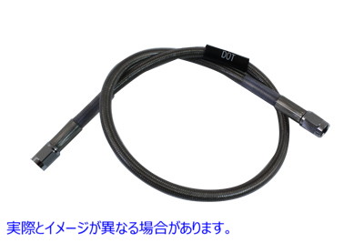 23-8070 ステンレスブレーキホース 23インチ 取寄せ Vツイン Stainless Steel Brake Hose 23 inch (検索用／ Edelbrock R58072S