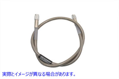23-8100 ステンレスブレーキホース 28インチ 取寄せ Vツイン Stainless Steel Brake Hose 28 inch (検索用／ Edelbrock R58102S