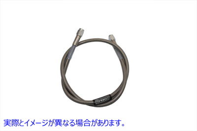 23-8110 ステンレスブレーキホース 30インチ 取寄せ Vツイン Stainless Steel Brake Hose 30 inch (検索用／ Edelbrock R58112S