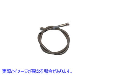 23-8130 ステンレスブレーキホース 34インチ 取寄せ Vツイン Stainless Steel Brake Hose 34 inch (検索用／ Edelbrock R58132S