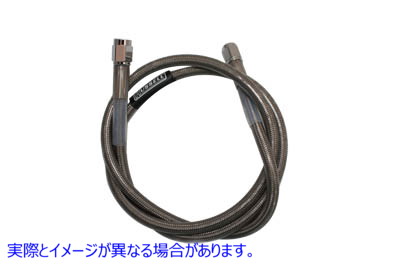 23-8140 ステンレスブレーキホース 38インチ 取寄せ Vツイン Stainless Steel Brake Hose 38 inch (検索用／ Edelbrock R58142S