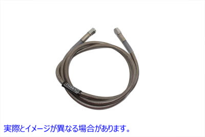 23-8192 ステンレスブレーキホース 45インチ 取寄せ Vツイン Stainless Steel Brake Hose 45 inch (検索用／ Edelbrock R58192S
