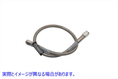 23-8212 ステンレスブレーキホース 18インチ 取寄せ Vツイン Stainless Steel Brake Hose 18 inch (検索用／ Edelbrock R58212S