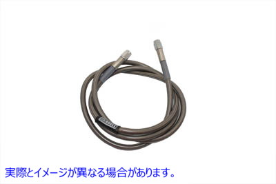 23-8229 ステンレスブレーキホース 60インチ 取寄せ Vツイン Stainless Steel Brake Hose 60 inch (検索用／ Edelbrock R58292S
