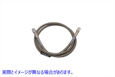 23-8242 ステンレスブレーキホース 40インチ 取寄せ Vツイン Stainless Steel Brake Hose 40 inch (検索用／ Edelbrock R58242S