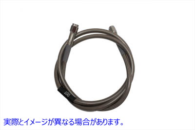 23-8262 ステンレスブレーキホース 44インチ 取寄せ Vツイン Stainless Steel Brake Hose 44 inch (検索用／ Edelbrock R58262S