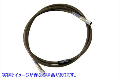 23-8282 ステンレスブレーキホース 58インチ 取寄せ Vツイン Stainless Steel Brake Hose 58 inch (検索用／ Edelbrock R58282S