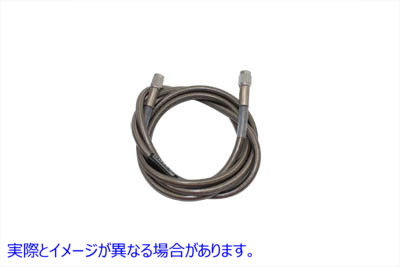 23-8312 ステンレスブレーキホース 64インチ 取寄せ Vツイン Stainless Steel Brake Hose 64 inch (検索用／ Edelbrock R58312S