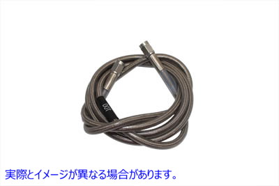 23-8332 ステンレスブレーキホース 62インチ 取寄せ Vツイン Stainless Steel Brake Hose 62 inch (検索用／ Edelbrock R58302S