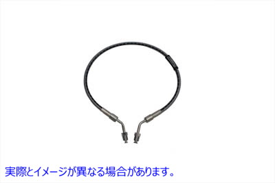 23-8813 ステンレススチール製リアブレーキホース 22-1/8 インチ 取寄せ Vツイン Stainless Steel Rear Brake Hose 22-1/8 inch