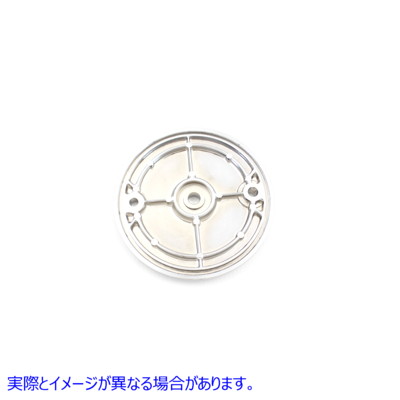 23-9013 リアメカニカルブレーキバッキングプレートクローム 取寄せ Vツイン Rear Mechanical Brake Backing Plate Chrome (検索