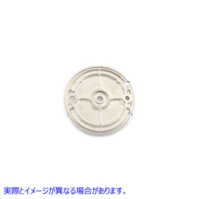 23-9015 リアメカニカルブレーキバッキングプレートクローム 取寄せ Vツイン Rear Mechanical Brake Backing Plate Chrome (検索
